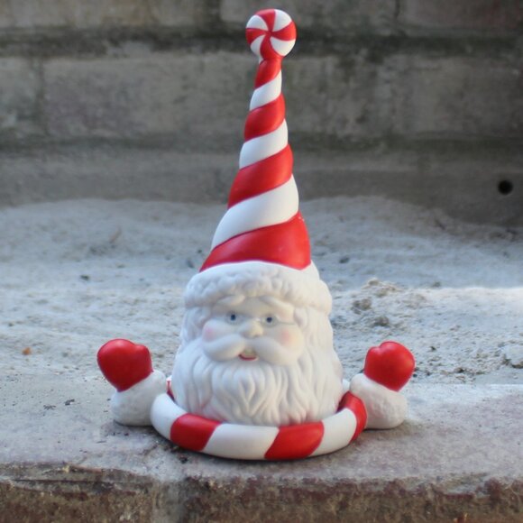 Vintage 1990s PartyLite Candle Snuffer | Peppermint Holiday Decor | Discontinued - Picture 5 of 16